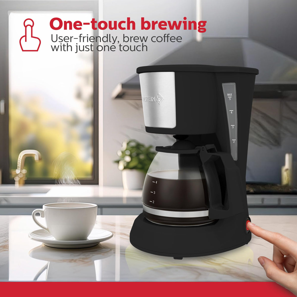 5 Cup Drip Coffee Maker