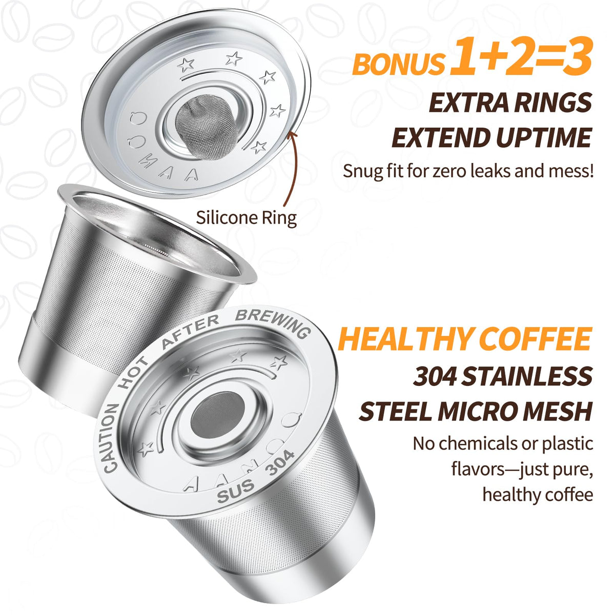 Reusable K Cup for Keurig (2 Count)