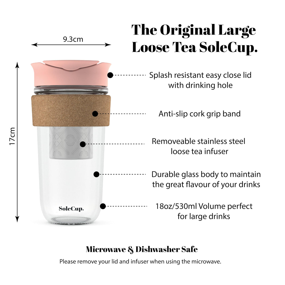 Large Travel Mug Loose Tea Infuser