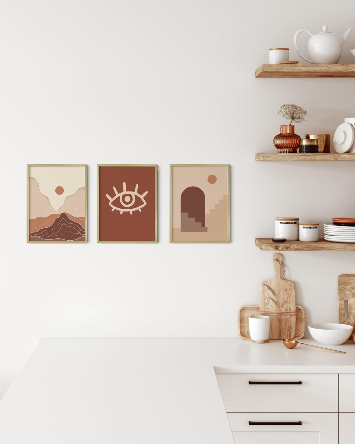 9x12 Gold Metal Picture Frames (3 Count)