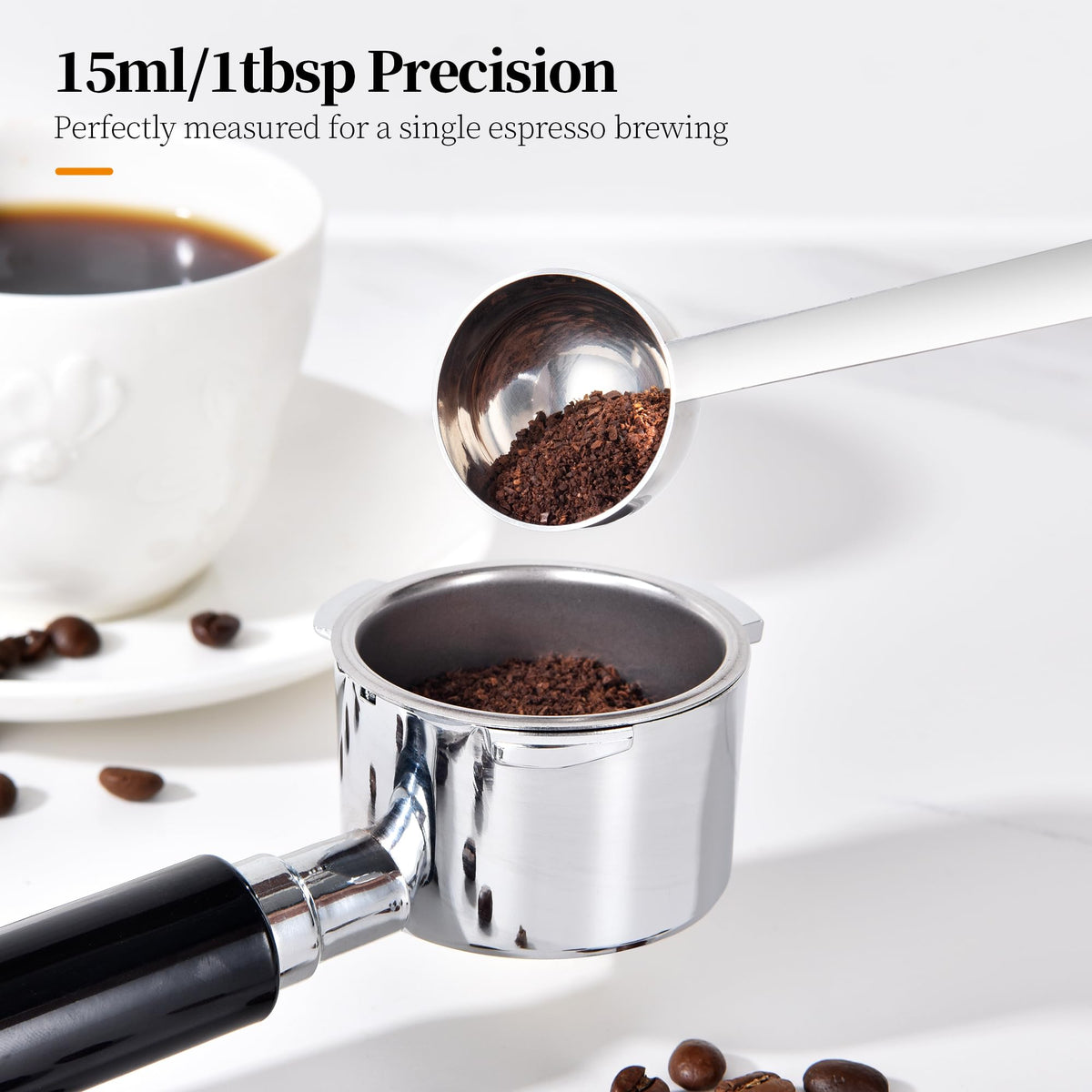 8.3in Long Handle Coffee Scoop for Ground Coffee