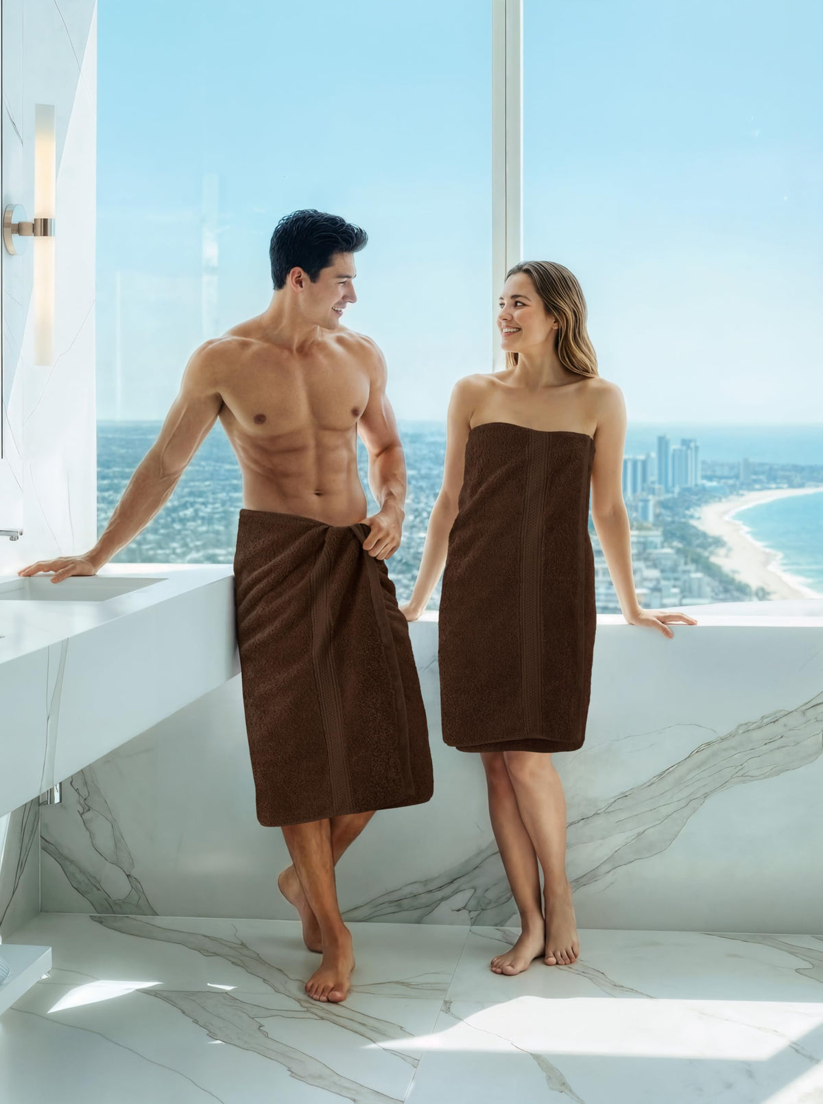 4 Pack Premium Bath Towels (4 Count)