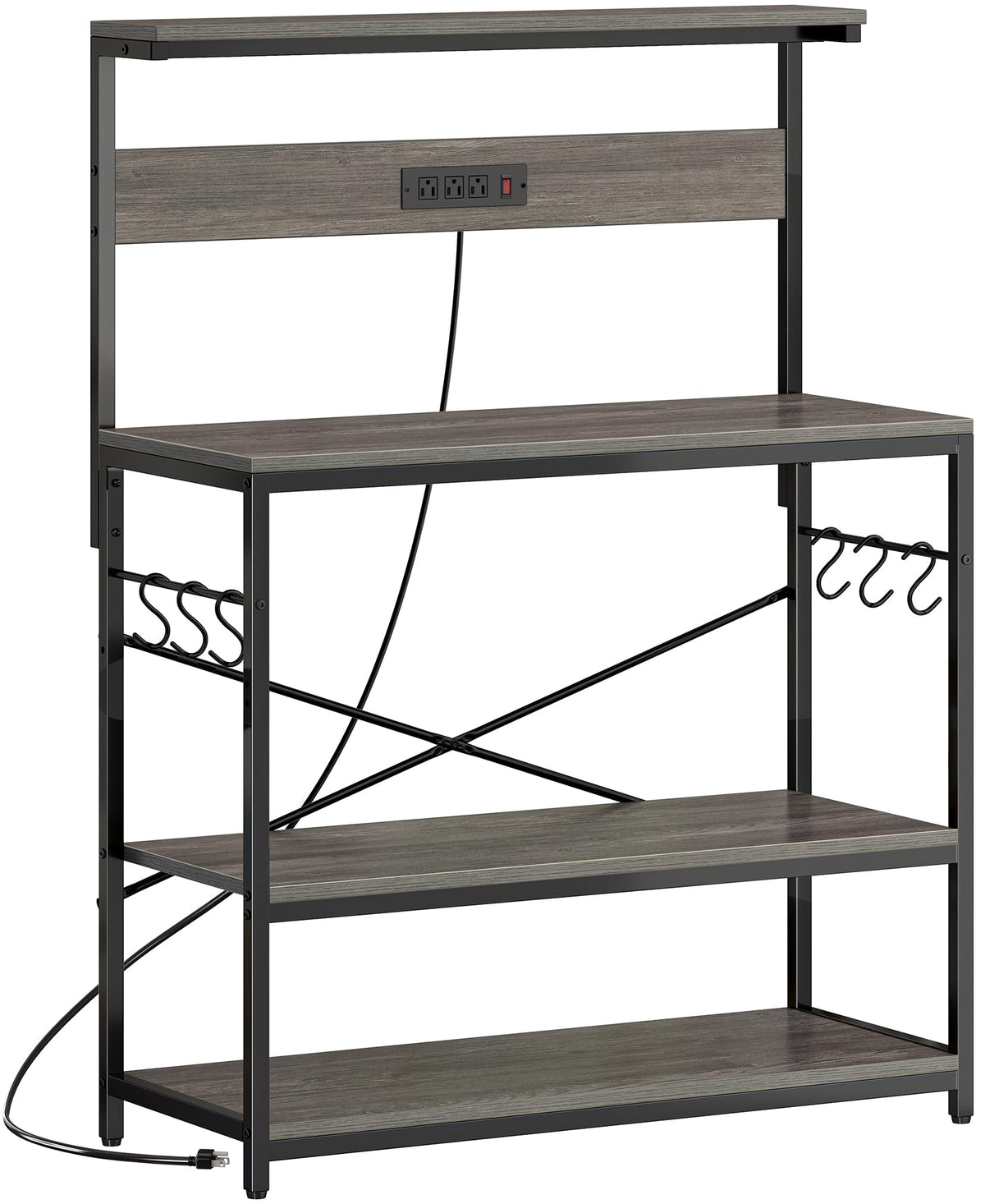 Bakers Rack with Power Outlets