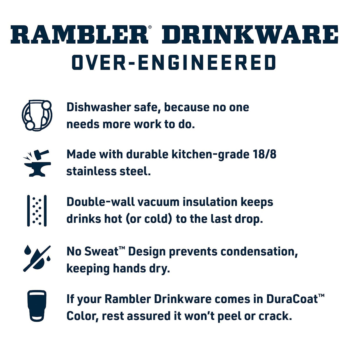Rambler 10 oz Ceramic Lined Stackable Mug