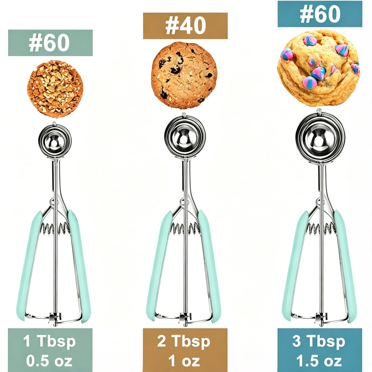 Cookie Scoop Set (3 Count)