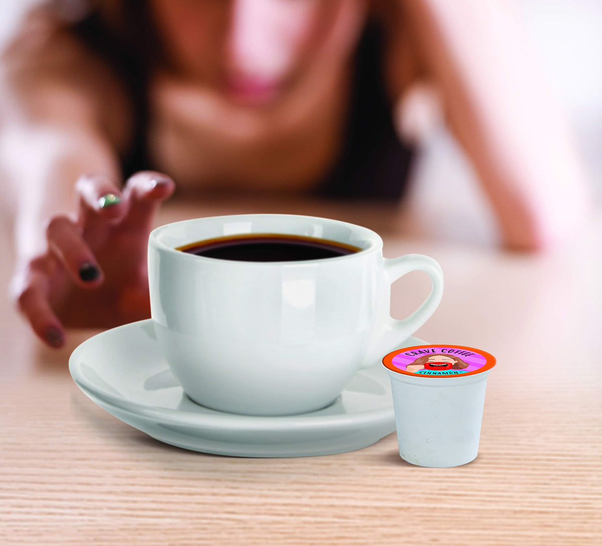 Flavored Coffee Pods Compatible with 2 K (40 Count)