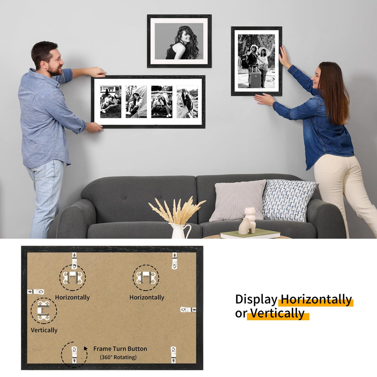 13x19 Solid Oak Wood Picture Frame