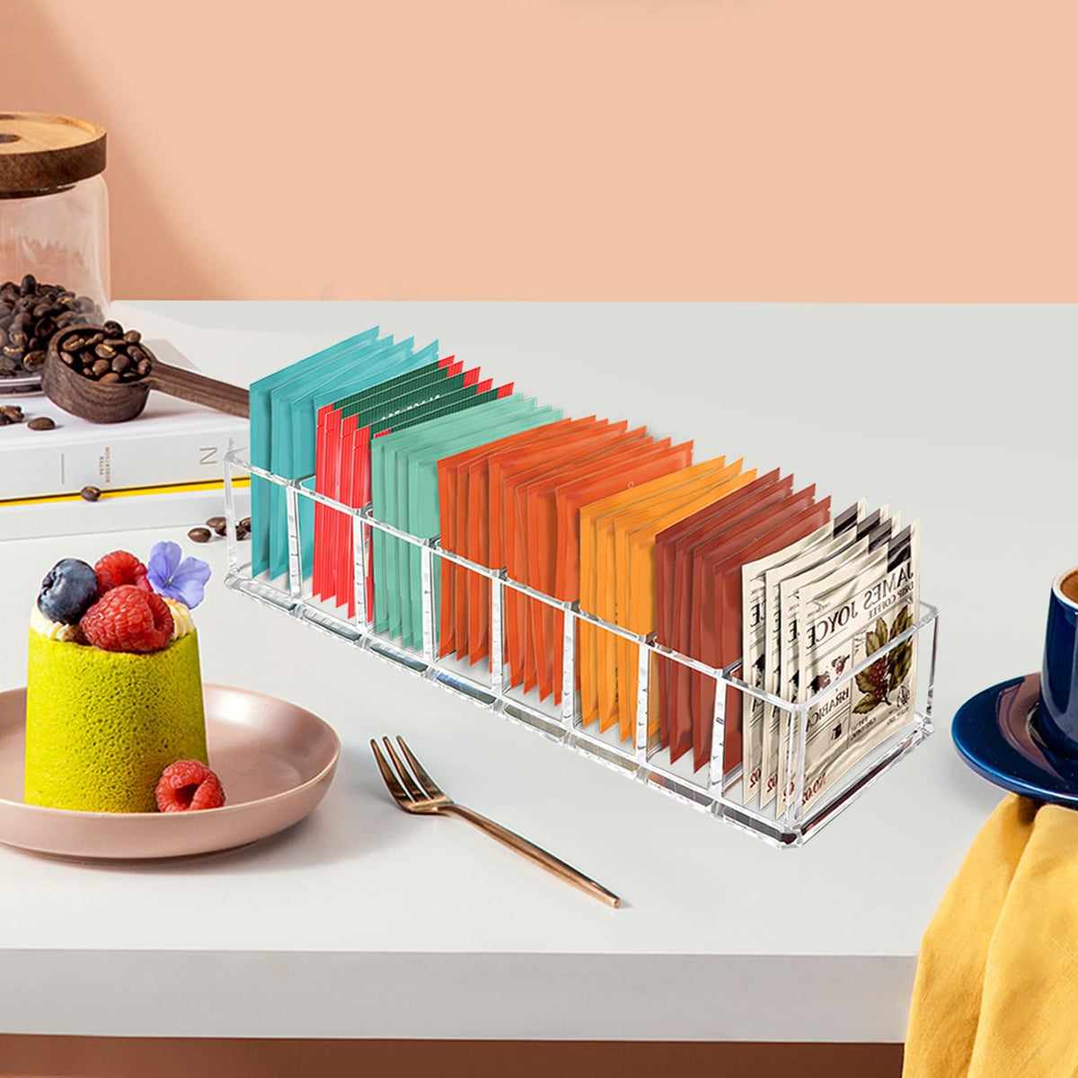 Tea Bag Organizer (8 Compartments)