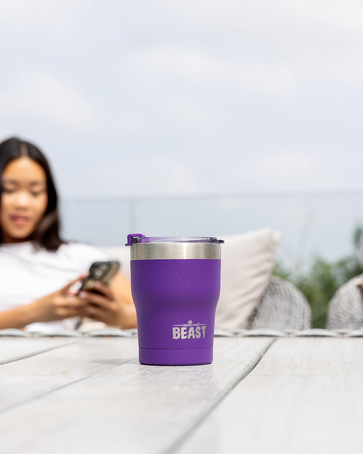 Beast 10 oz Tumbler Stainless Steel Vacuum Insulated Coffee Ice Cup Double Wall Travel Flask