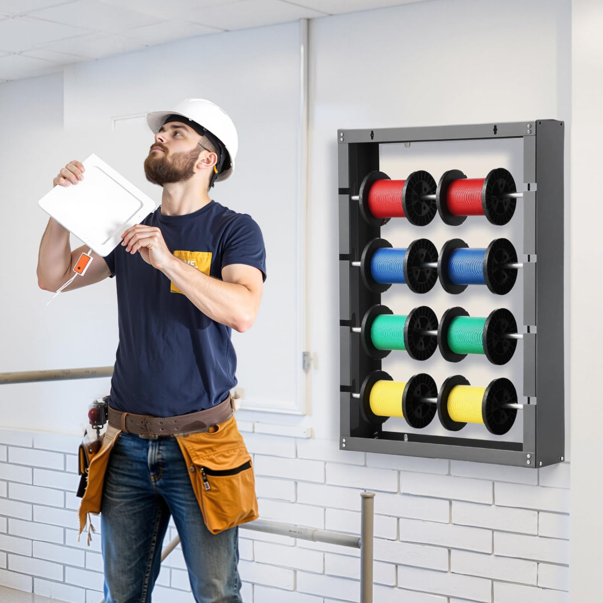 Wire Spool Rack