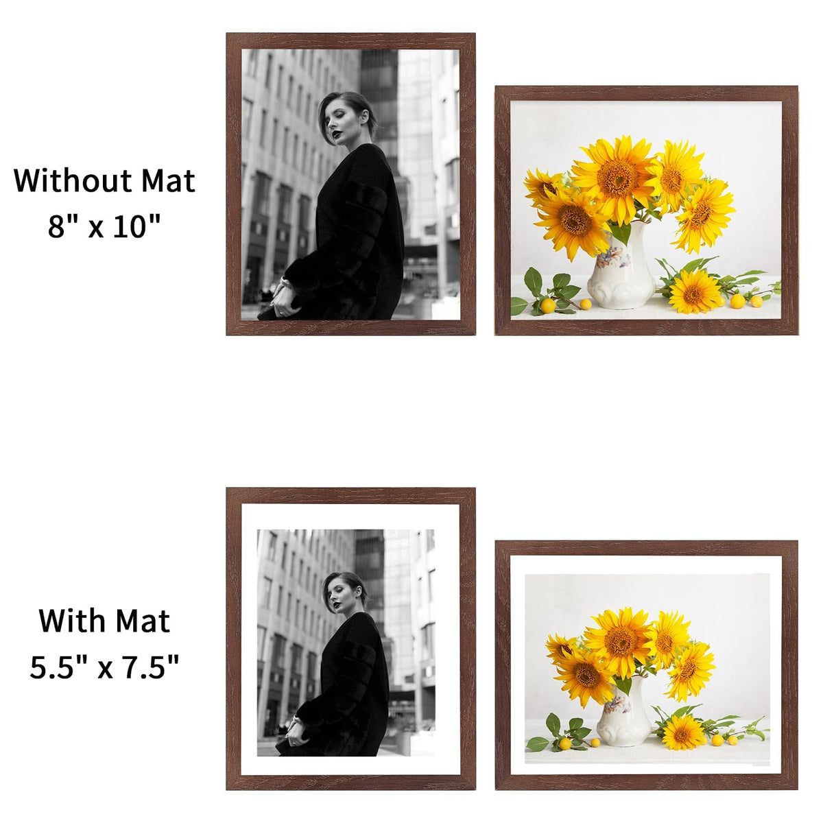 Walnut Wood Picture Frame