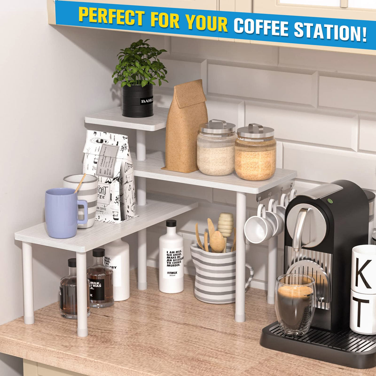3 Tier Bathroom Countertop Corner Shelf Organizer