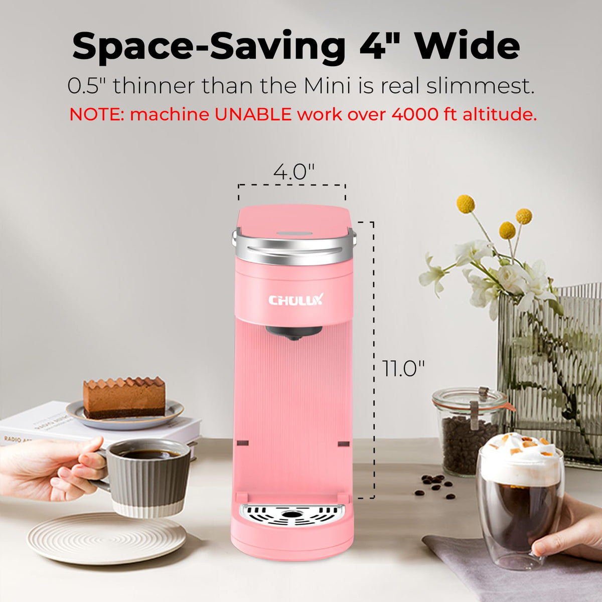 Slim Single Serve Coffee Maker for K Cup