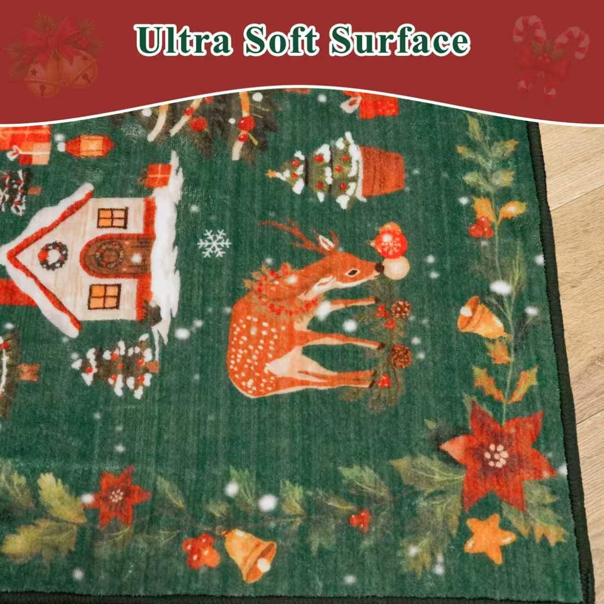 Christmas 2x3 Entryway Area Rug (6 Sq Ft)