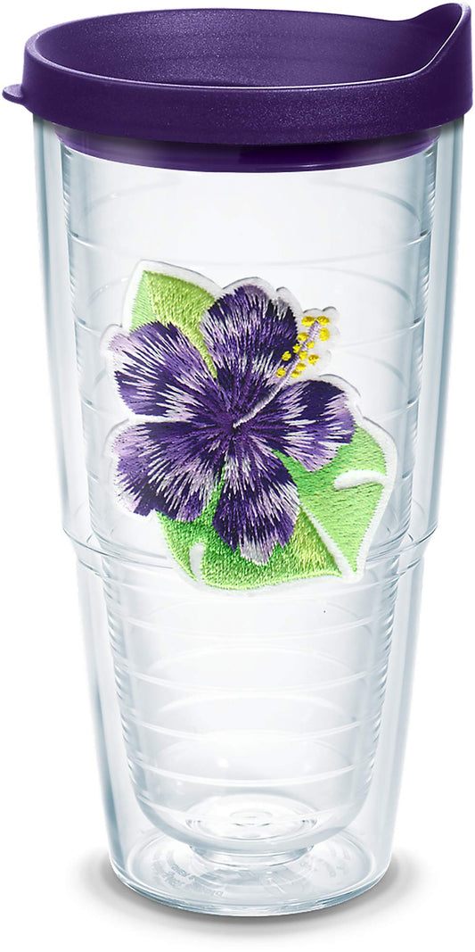 Tropical Hibiscus Collection Made in USA Double Walled Insulated Tumbler Travel Cup Keeps Drinks Cold & Hot