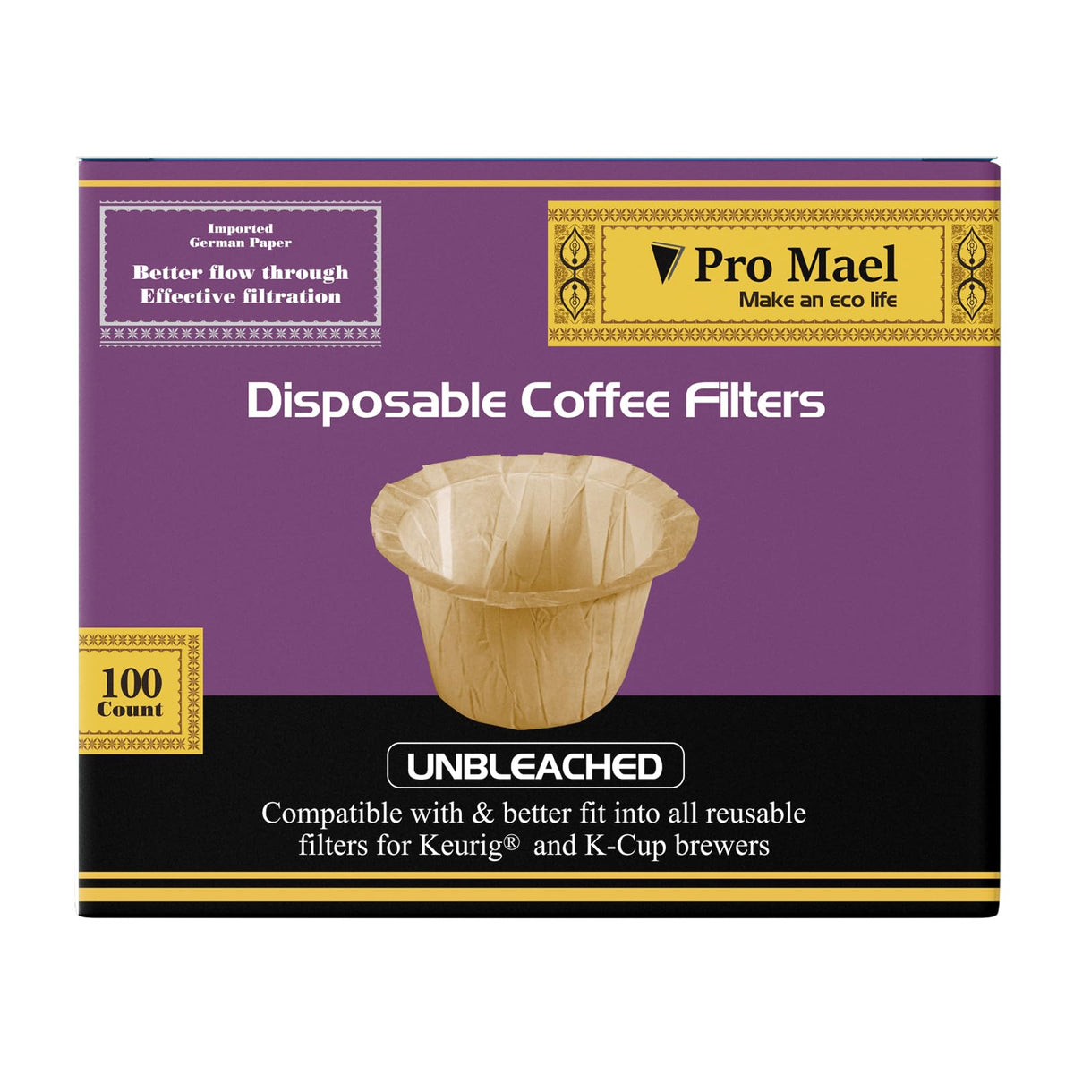 Disposable K Cup Filters (100 Count)