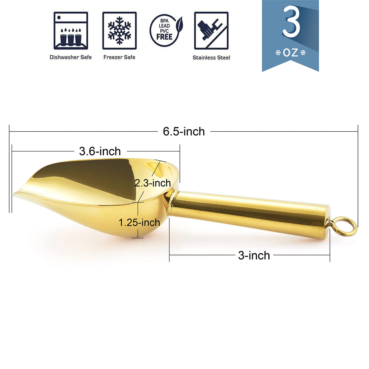 Mini Ice Scoop Set of 4 (4 Count)