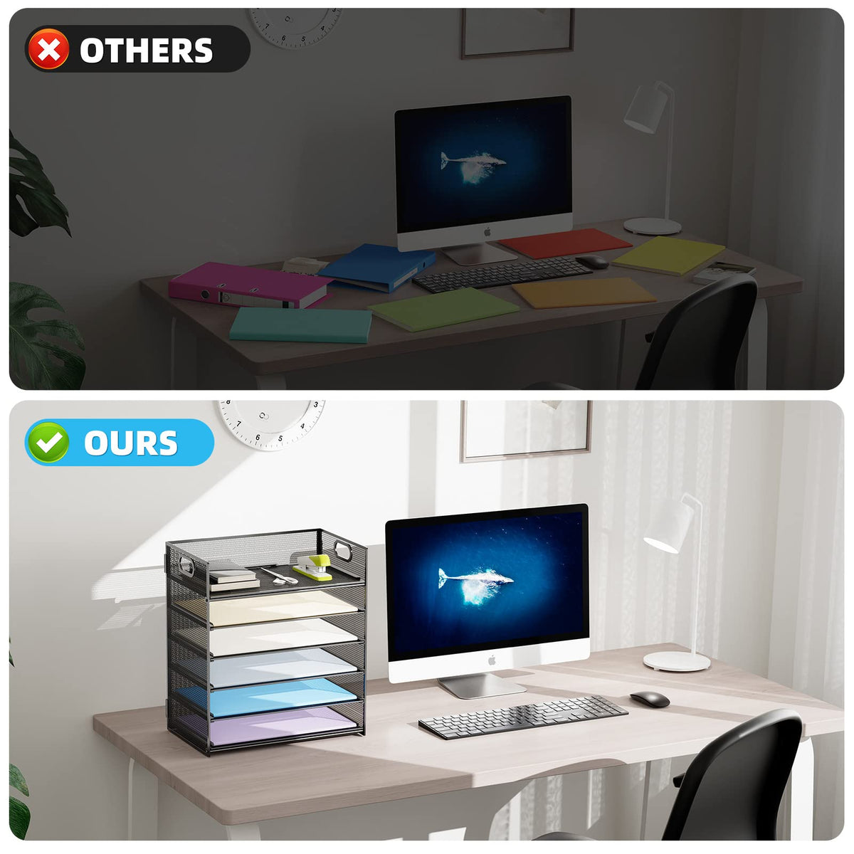6 Tier Paper Organizer Letter Tray