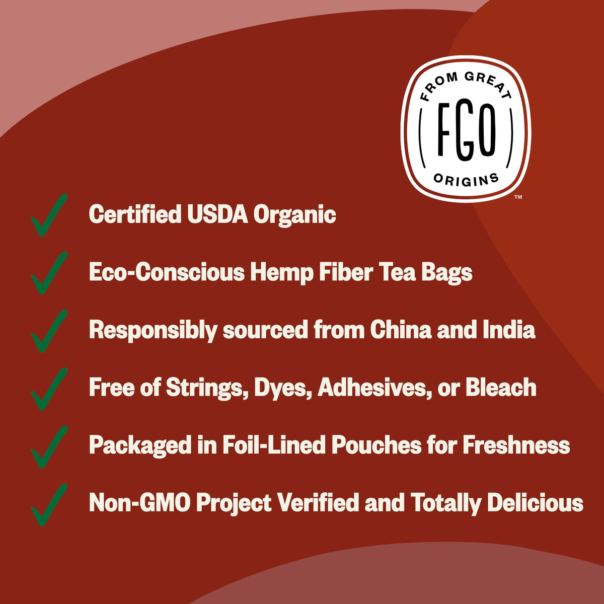 Organic English Breakfast Black Tea (100 Count)