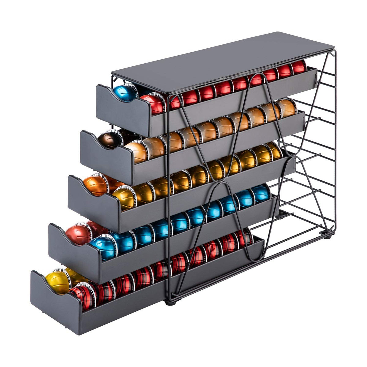 Nespresso Vertuo Pod Storage 100 Large Pods Capacity 5 Tier