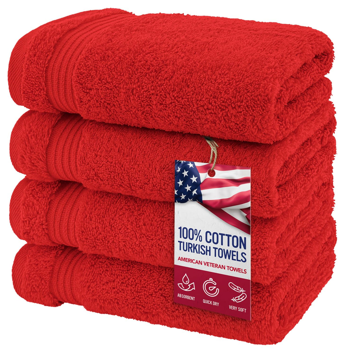 Hand Towels for Bathroom Set of 4 (4 Count)