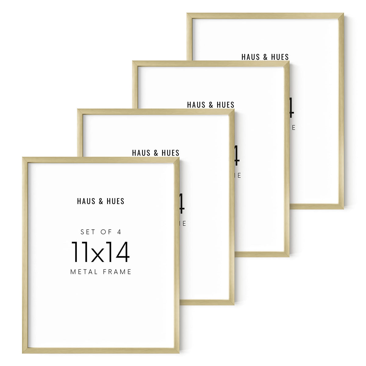 11x14 Gold Picture Frames (4 Count)