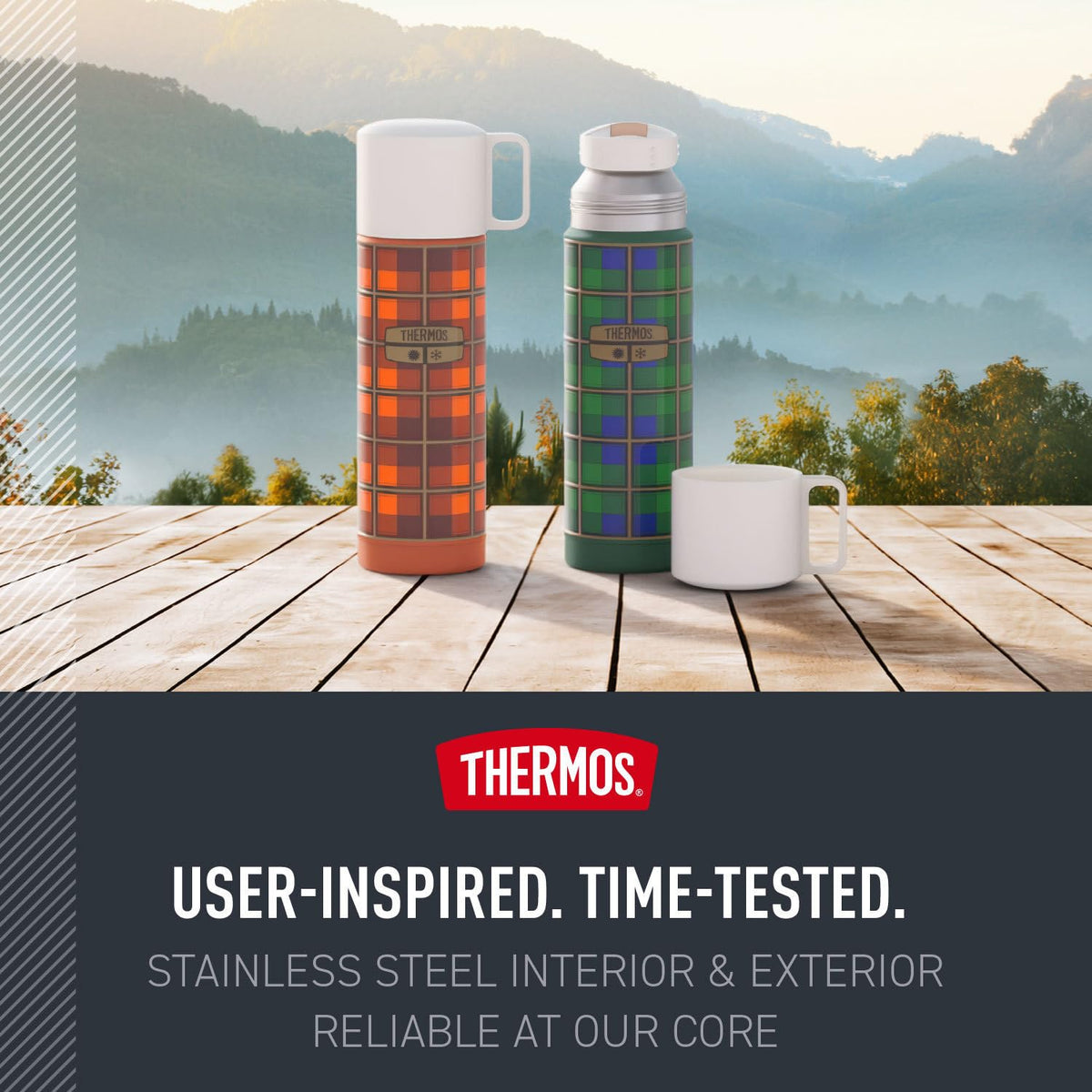 Vacuum Insulated 25 Ounce Compact Stainless Steel Beverage Bottle