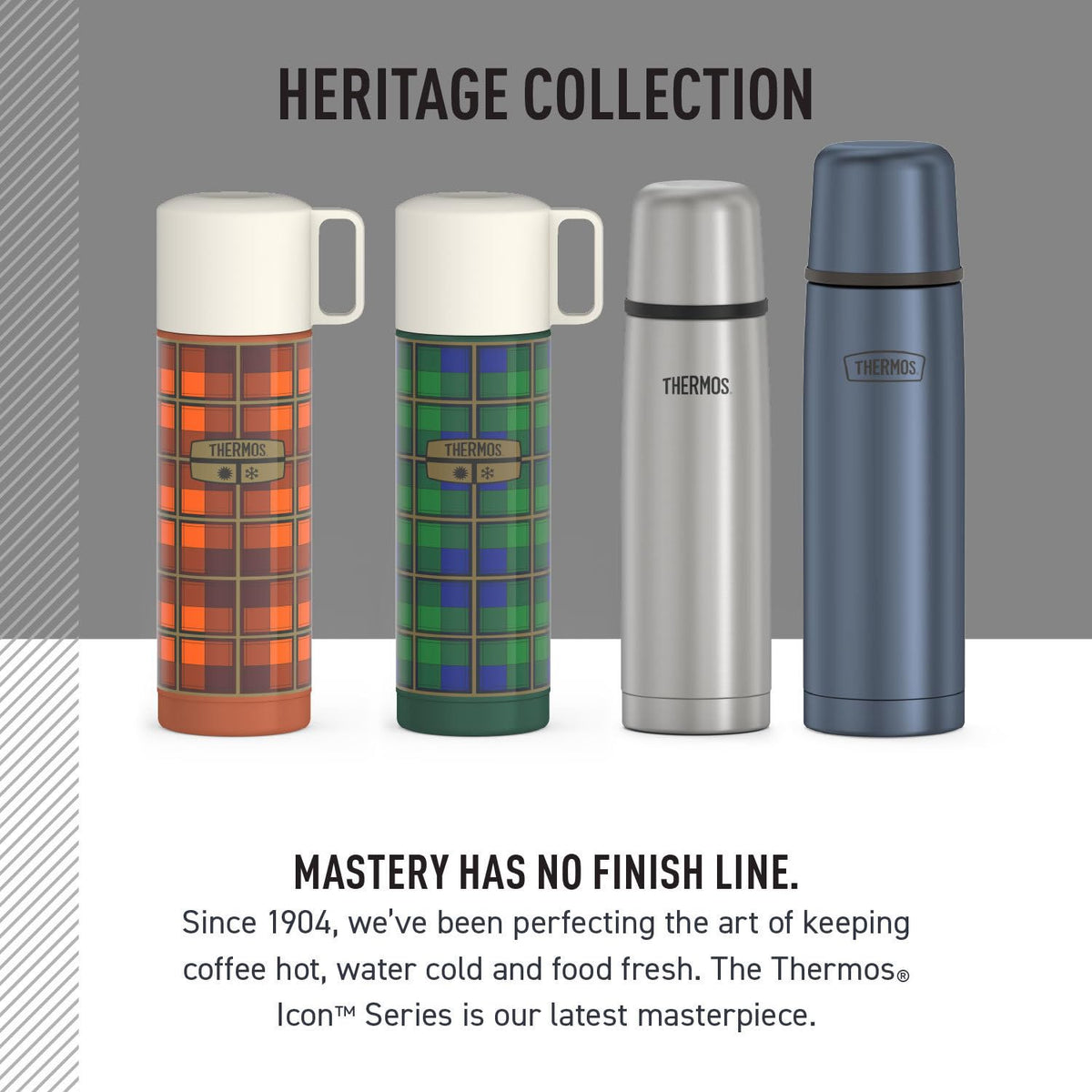 Vacuum Insulated 16 Ounce Compact Stainless Steel Beverage Bottle