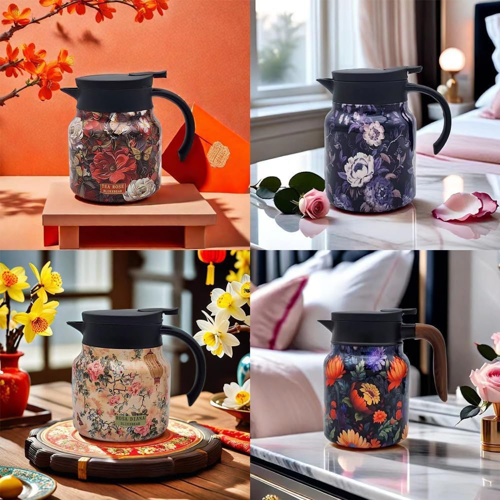 Vintage Floral Teapot with infuser