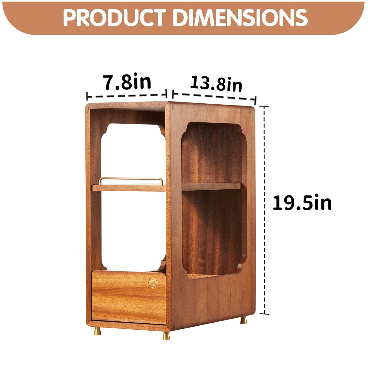 Coffee Bar Organizer for Countertop