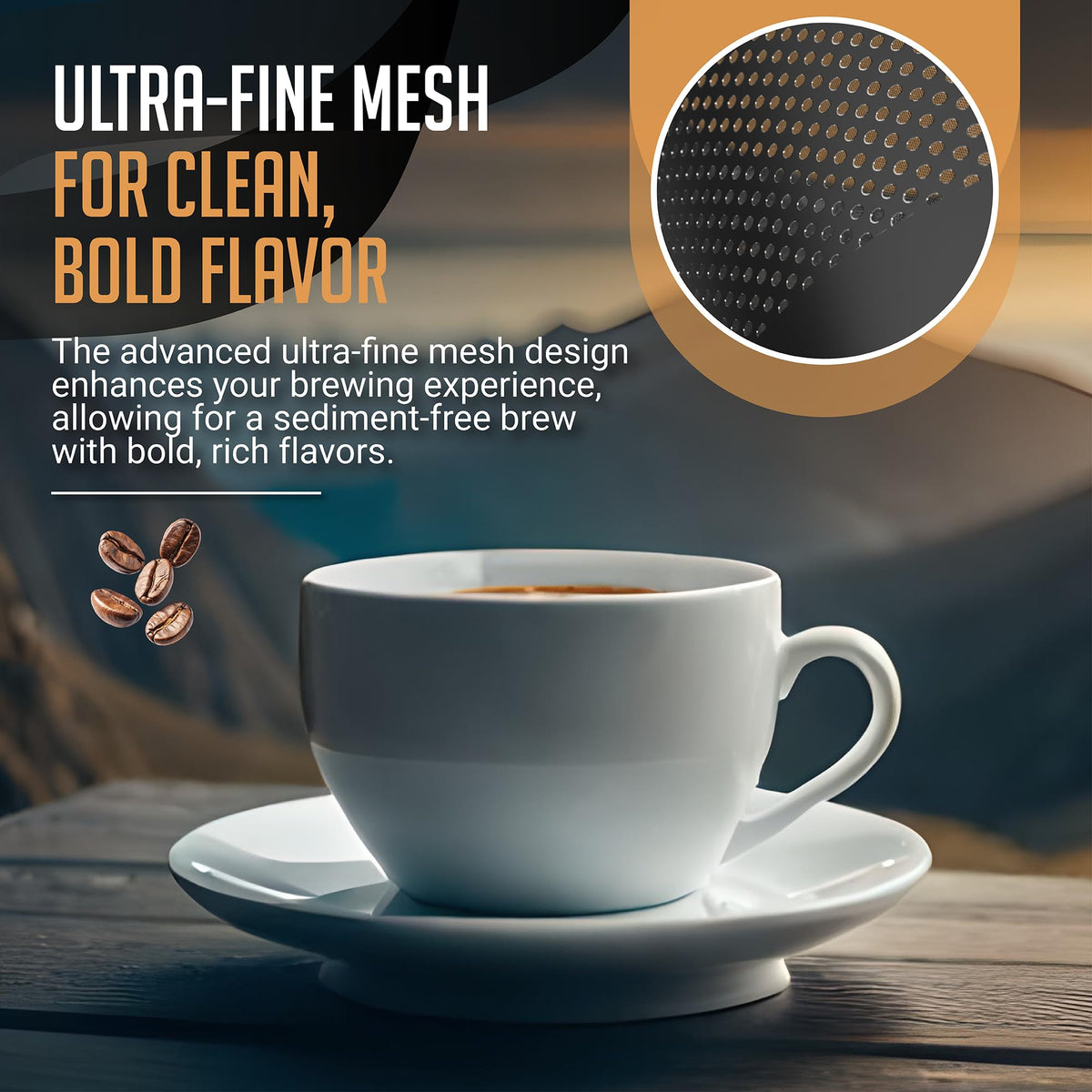 Reusable Metal Filter for Fellow Stagg XF Pour Over Coffee Maker