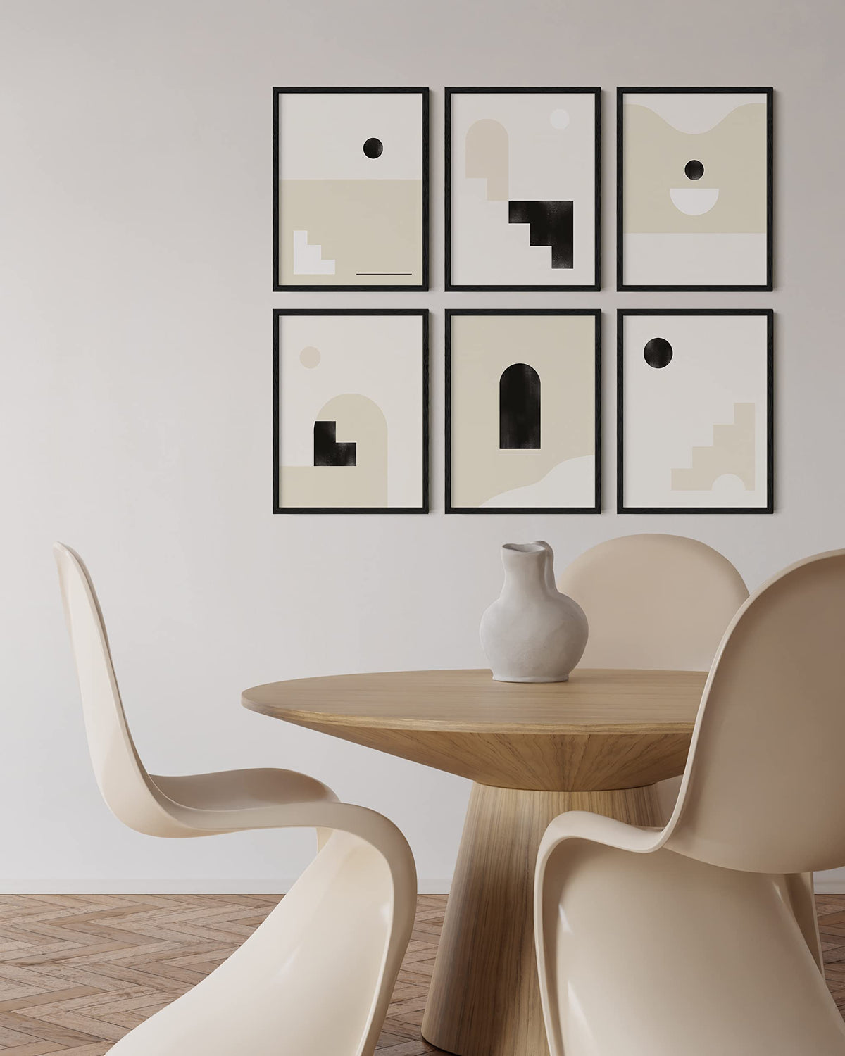18x24 Black Oak Frame Set of 6 (6 Count)