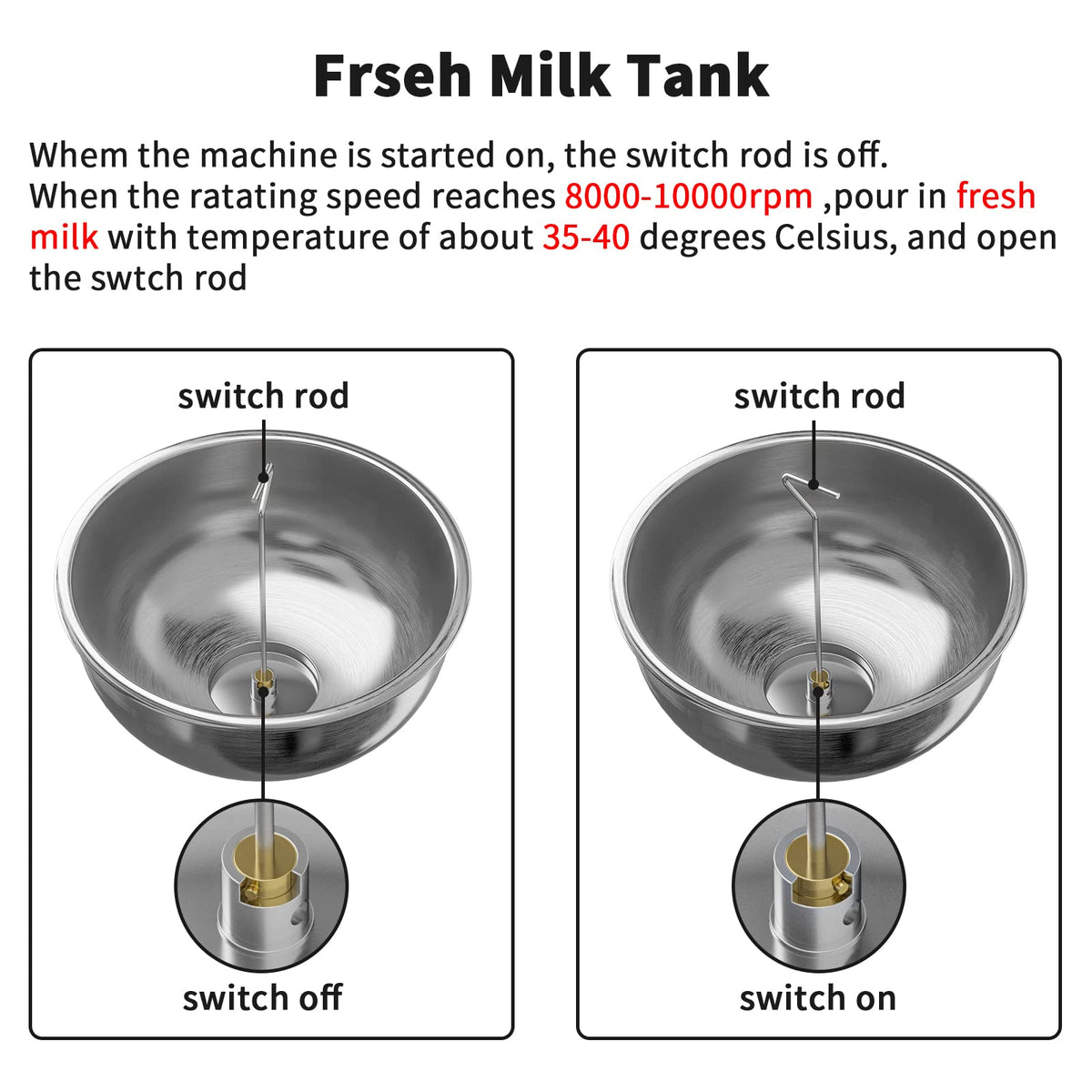 Milk Cream Centrifugal Separator Electric descremadora de leche 100L