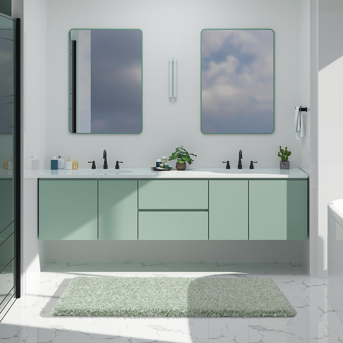 Luxury Bathroom Rugs