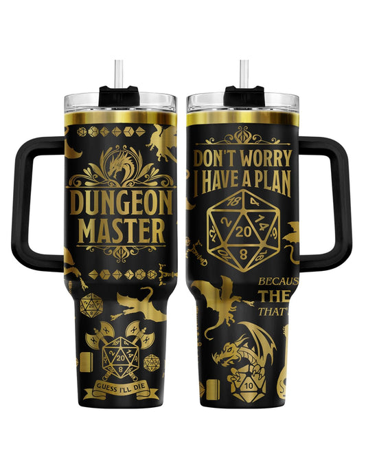 Dungeon Dice Game Master 40 oz Tumbler with Handle