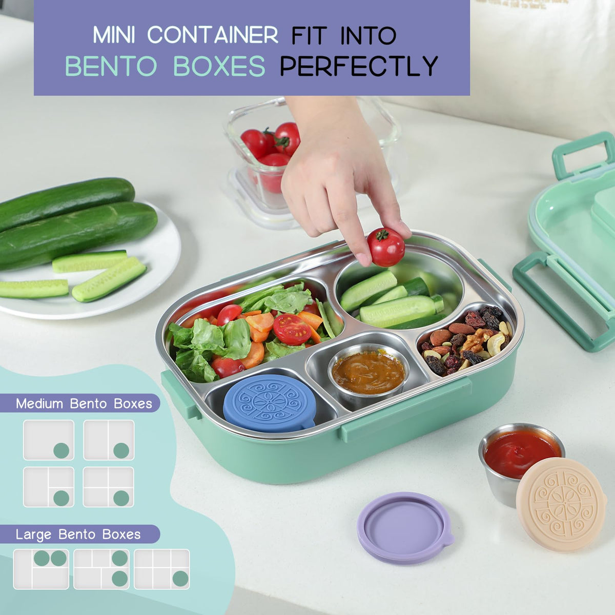 6 Pack] Salad Dressing Container To Go (6 Count)