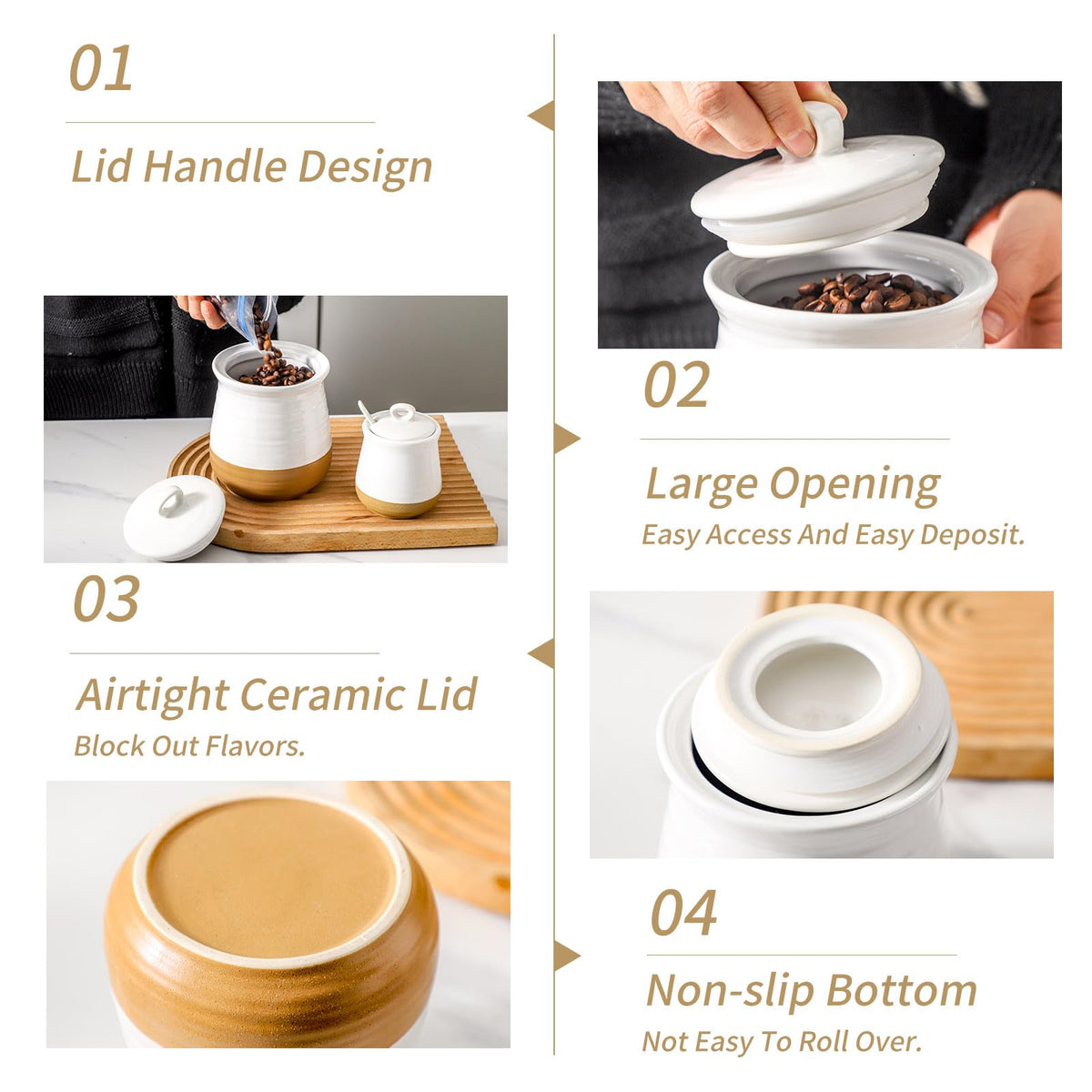 Ceramic Food Storage Jar