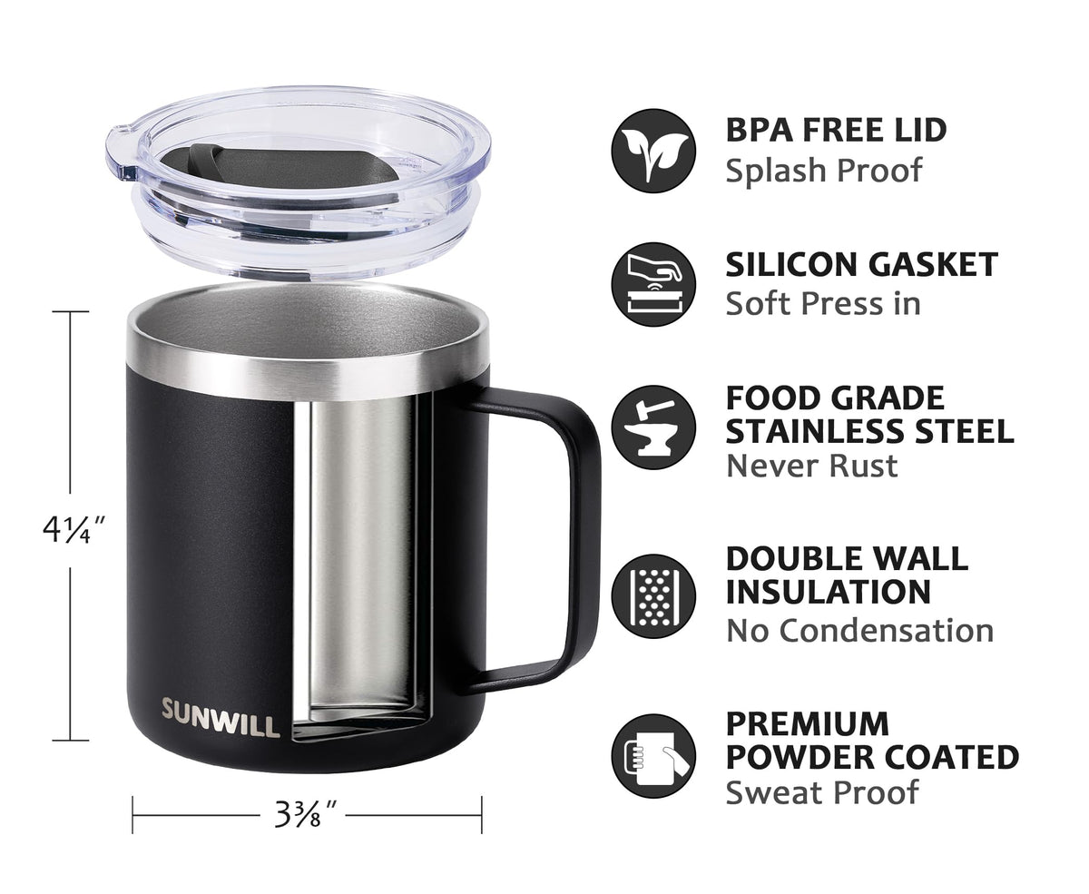 Travel Coffee Mug with Lid