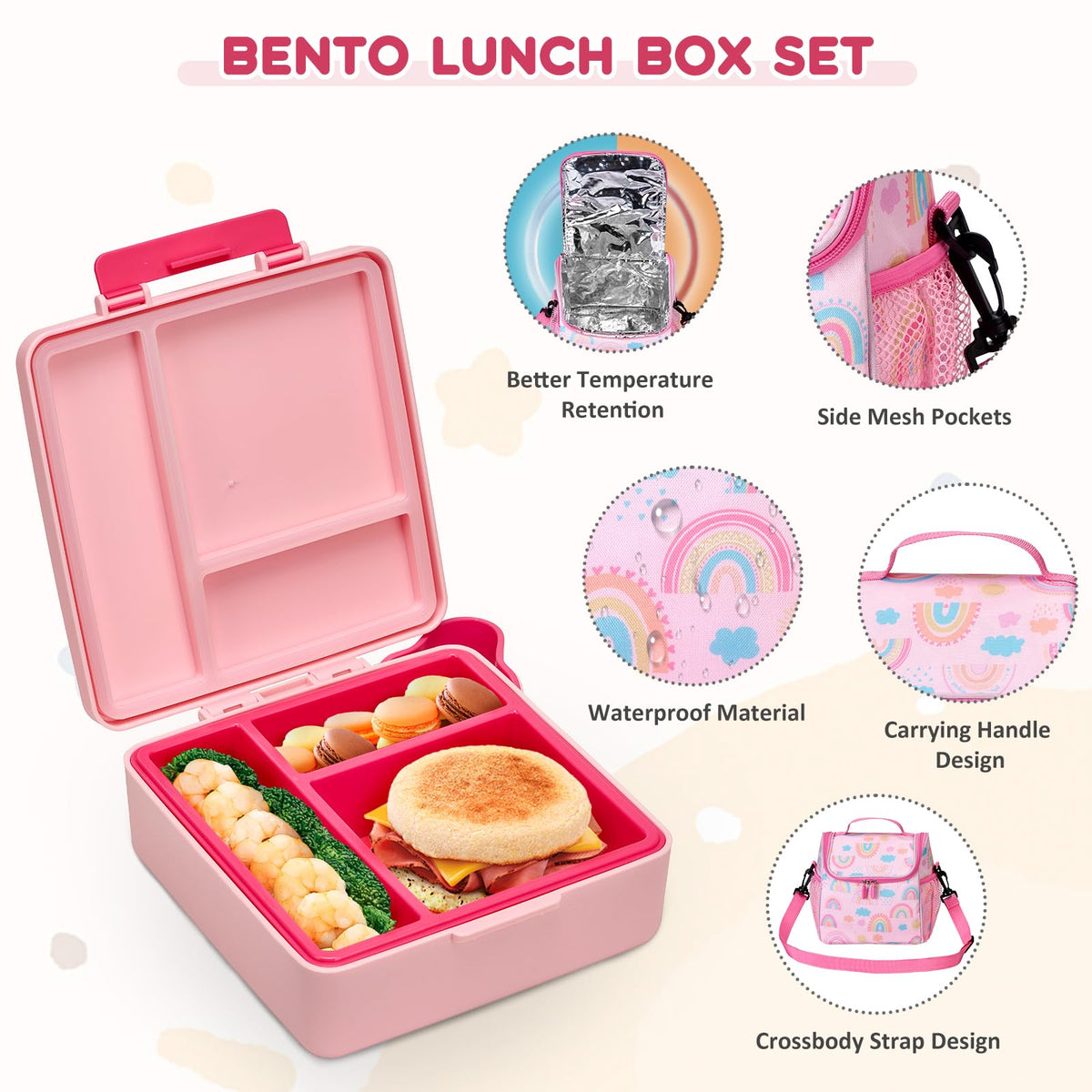 Lunch Box Set with Bento Box Container