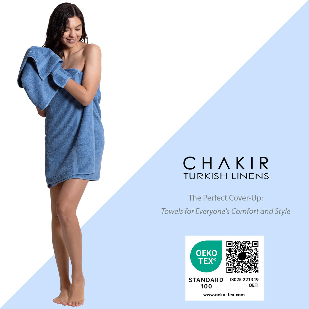 100% Cotton Premium Quality Turkish Bath Sheets (2 Count)