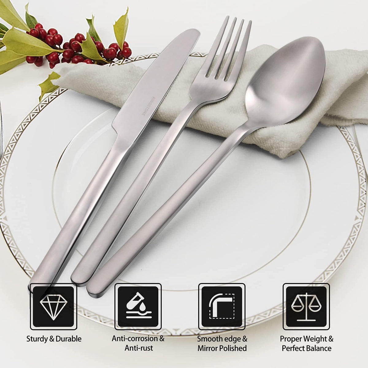 30 Pieces Silverware Set (30 Count)