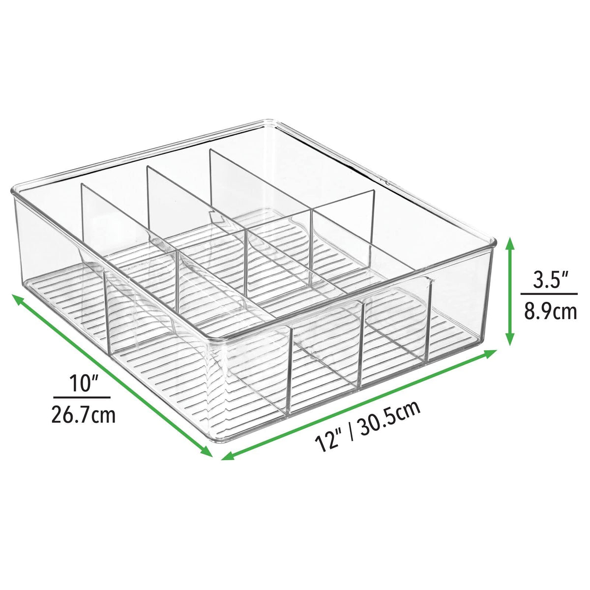 Plastic Extra Wide Storage Organizer Bin Box for Kitchen