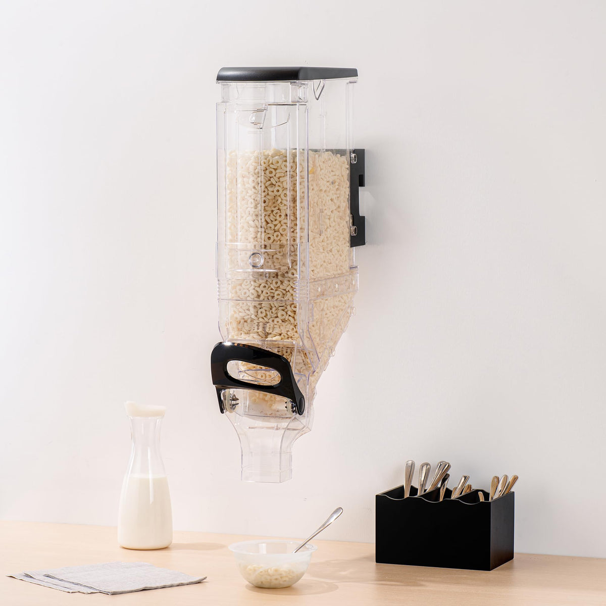 Cereal Dispenser 5 gal Plastic Wall