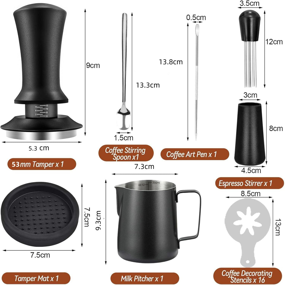 22 PCS Espresso Accessories Kit