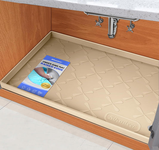Waterproof Under Sink Mat Silicone 22"x19"