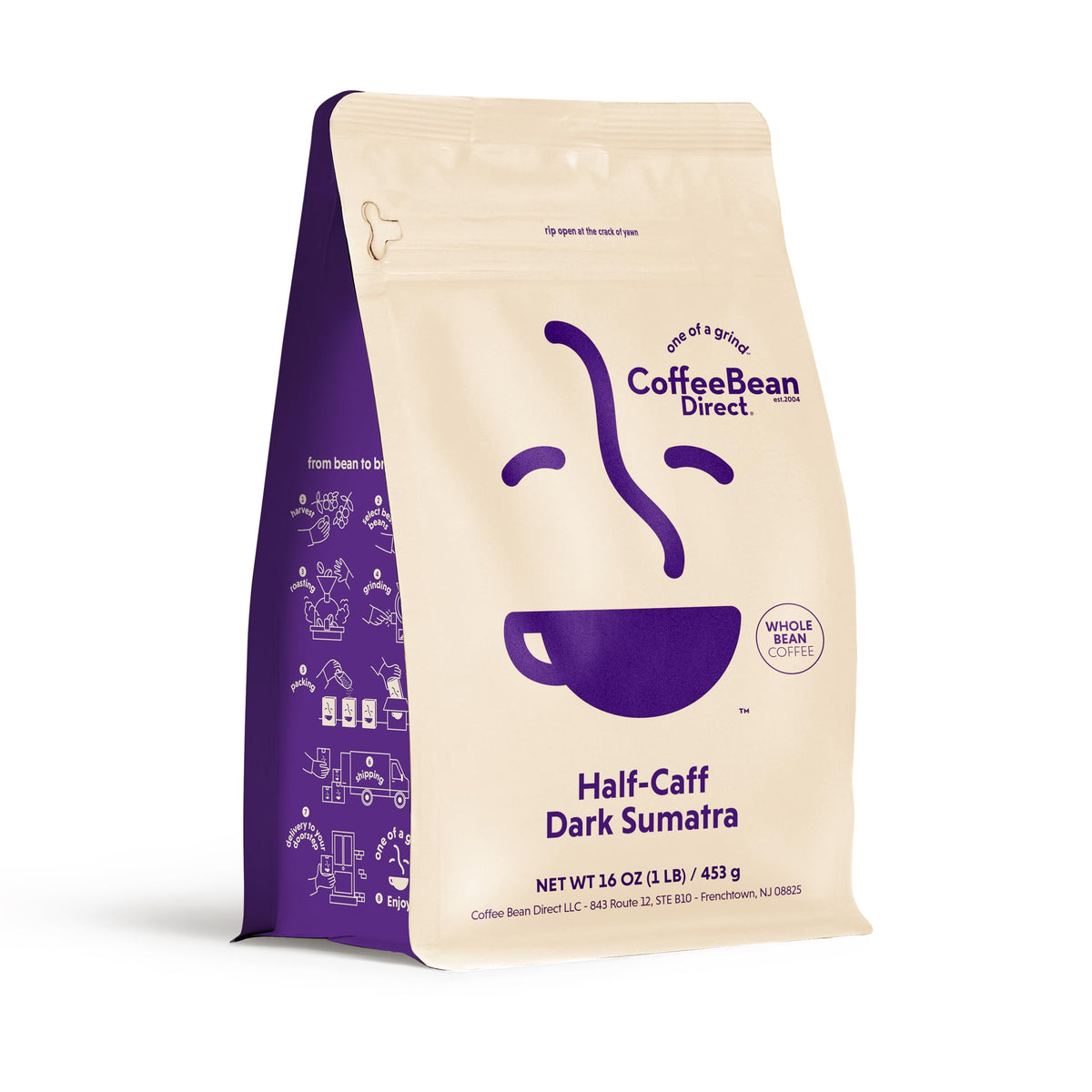 Half Caff Dark Sumatra (16 Ounce)