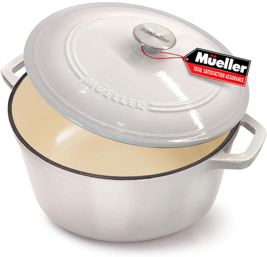7.5 QT Enameled Cast Iron Dutch Oven