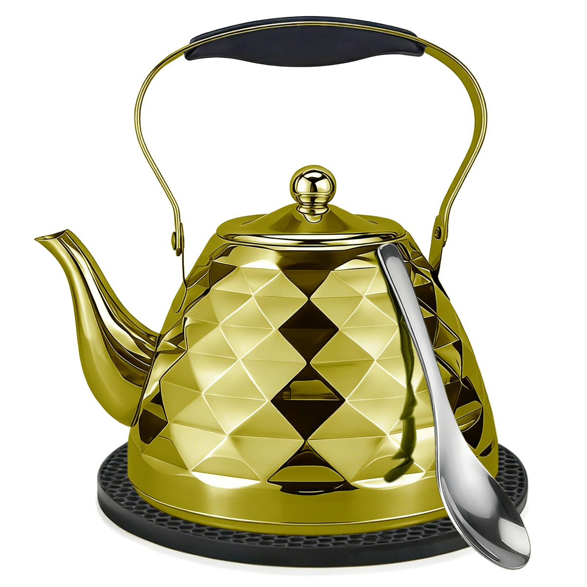 1800ml 61oz Stainless Steel Teapot with Infuser