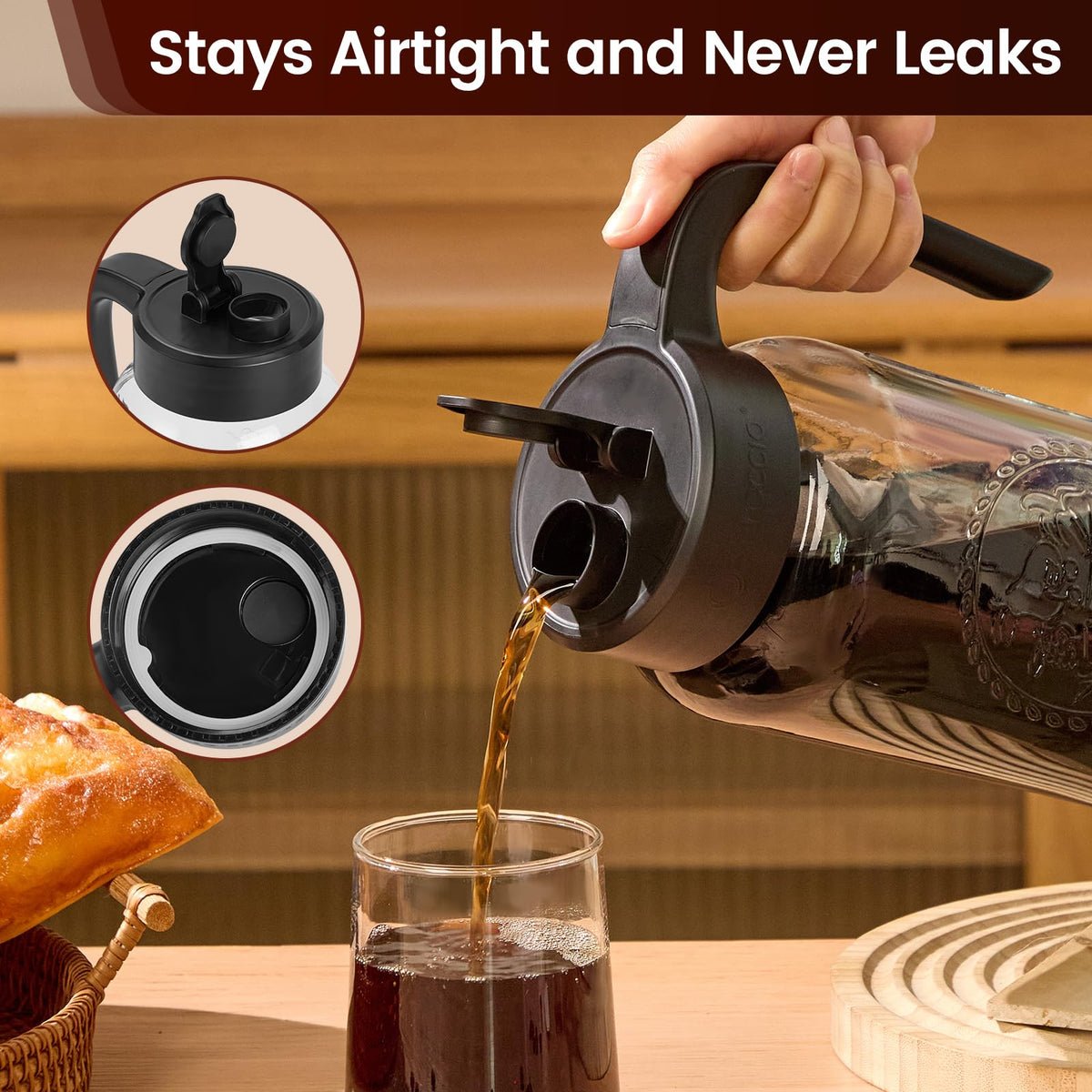 Cold Brew Coffee Maker Glass (2 Count)