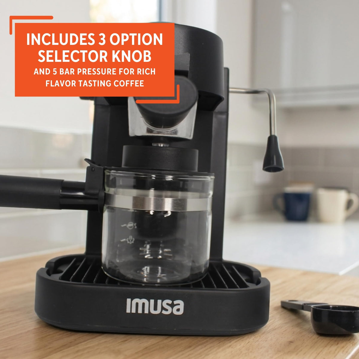 4 Cup Electric Espresso Cappuccino Coffee Maker